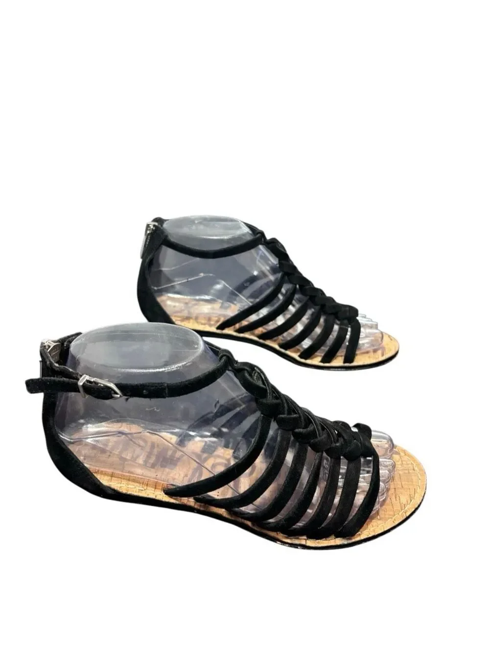 Sam Edelman Dakota Black Gladiator Sandals Women’s Size 9M
